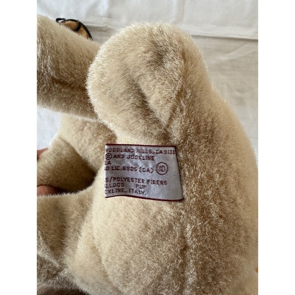 Vintage Applause Avanti Dog with Shoe 1986 Puppy 12" PLUSH Stuffed Baby Animal - Picture 7 of 8